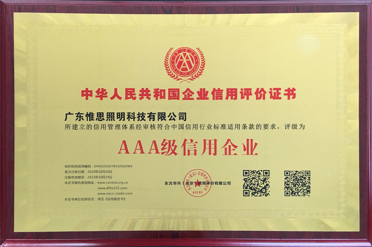 12 AAA级信用企业