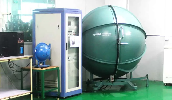 led integrating sphere test system