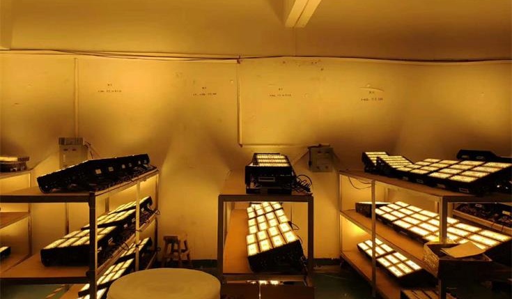 A corner of the aging room
