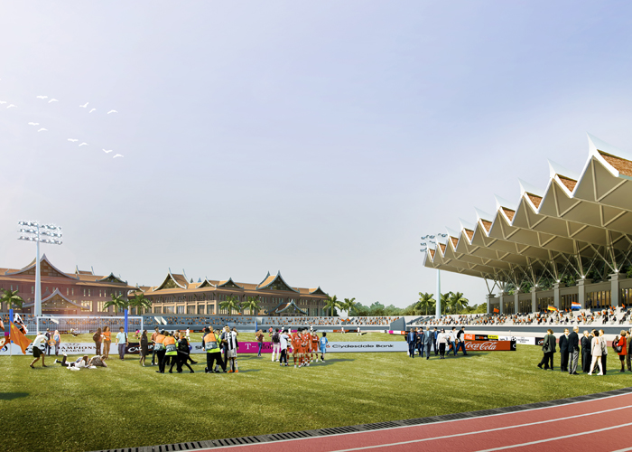 Custom Football Field Lighting Design