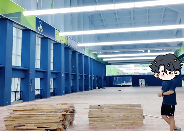 Lighting Case of Indoor Badminton Gym